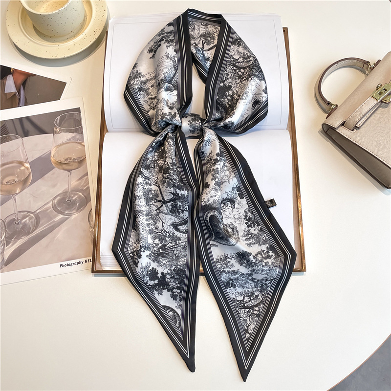 Luxury Bags Casual - 럭셔리 롱 네크스카프 스키니 헤어밴드 여성