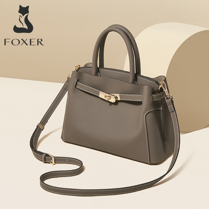Luxury Bags For Sale - FOXER 정품 가죽 여성용 핸드백 럭셔리