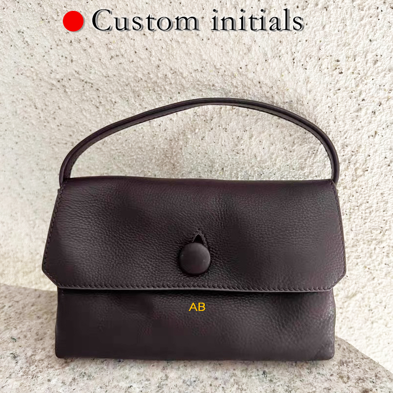 Luxury Bags Casual - 여성용 이니셜 가죽 미니 백 고급