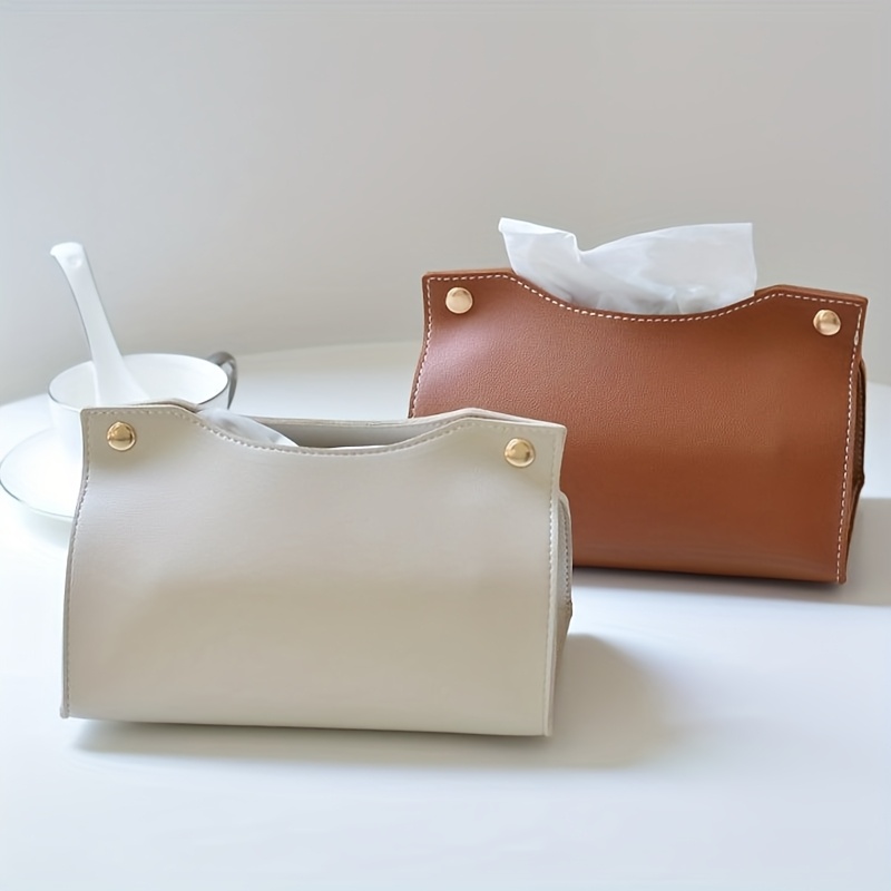 Luxurious Bag - 개인 맞춤형 고급 가죽 티슈 박스,