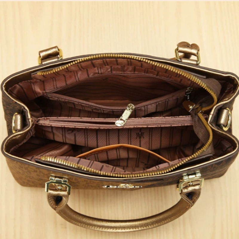 3피스 여성 가방 세트, 고급 프리미엄 가죽 프린트 여 - Luxury Bags Casual 리뷰 및 가격