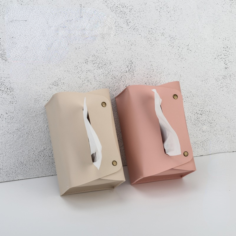 단색 가정용 PU 가죽 탈착식 티슈 박스 냅킨 가방 라 - Luxury Bags Price 리뷰 및 가격