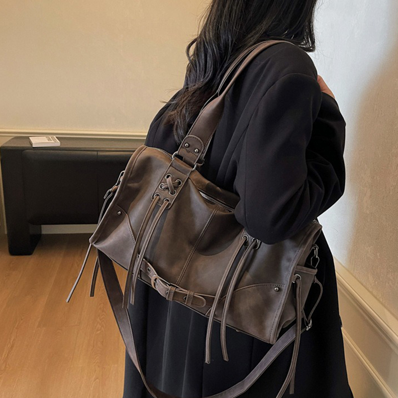 Y2K 여성용 오토바이 가방 명품 브랜드 대용량 토트백 - Luxury Bags Price 리뷰 및 가격